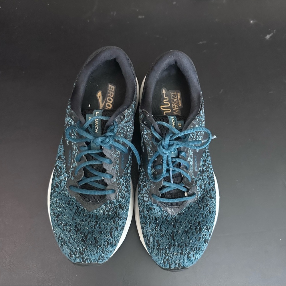 Brooks Launch 6 Women's Size 9 Running Shoes Green Black Athleisure Sneakers - Picture 7 of 11